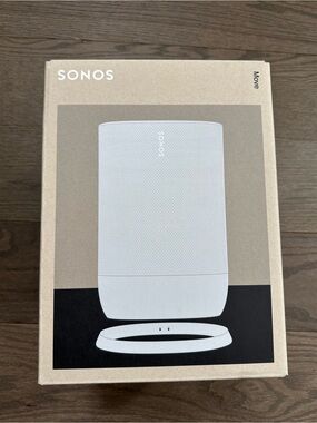 🆕 Sonos MOVE Portable Smart Speaker - Silvery White